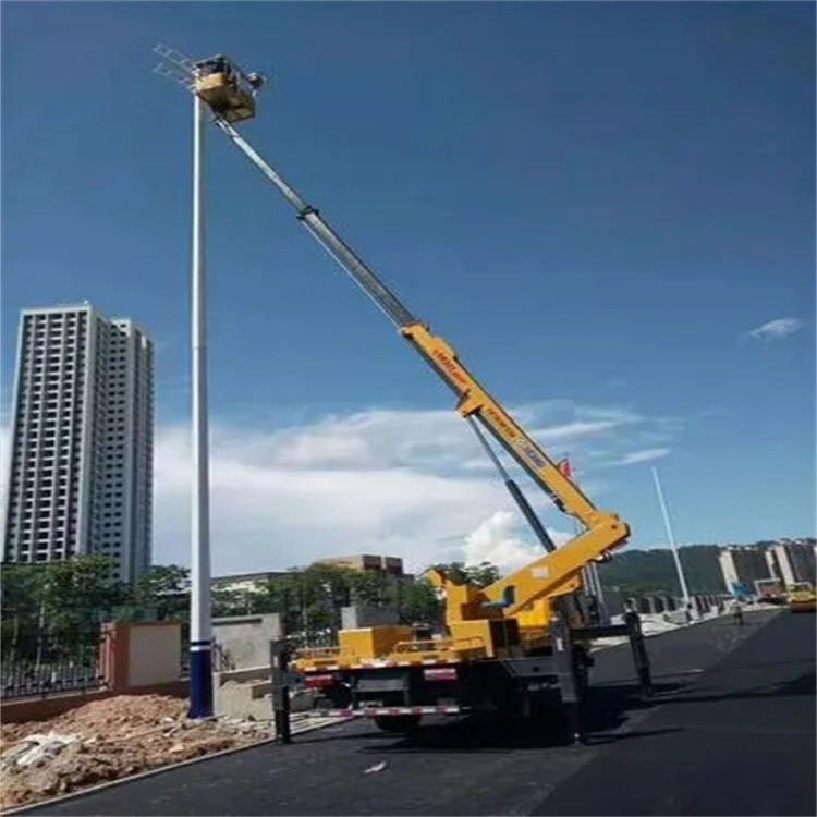 郯城维修路灯的曲臂升降车出租